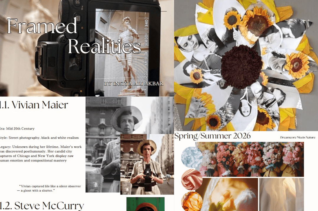 Coffee Table Book & Sunflower Collage